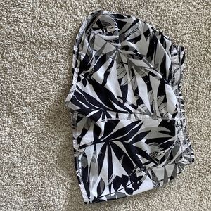 I am selling black, white, and grey old navy shorts, that are a youth large.